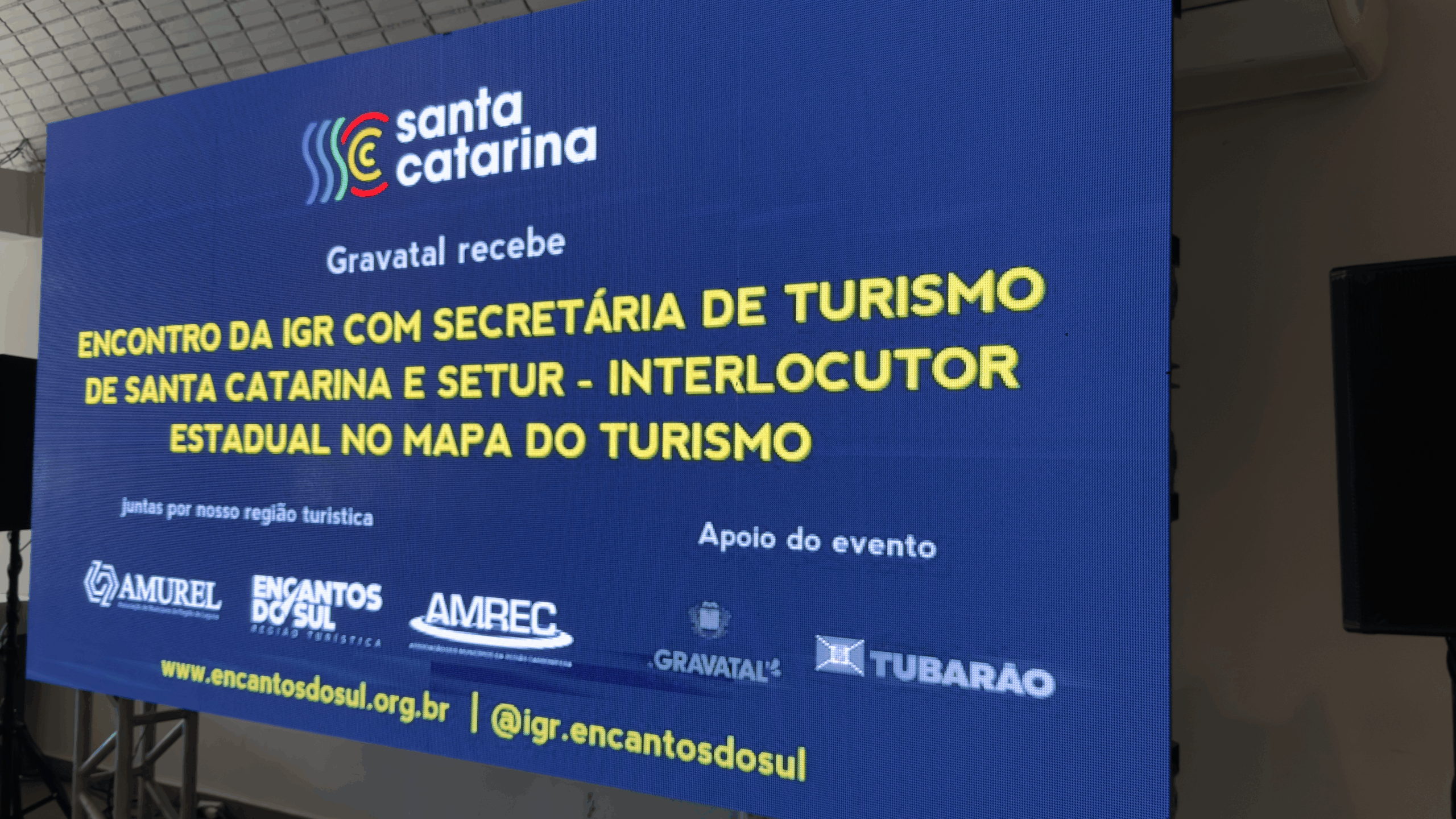 Encontro regional de turismo