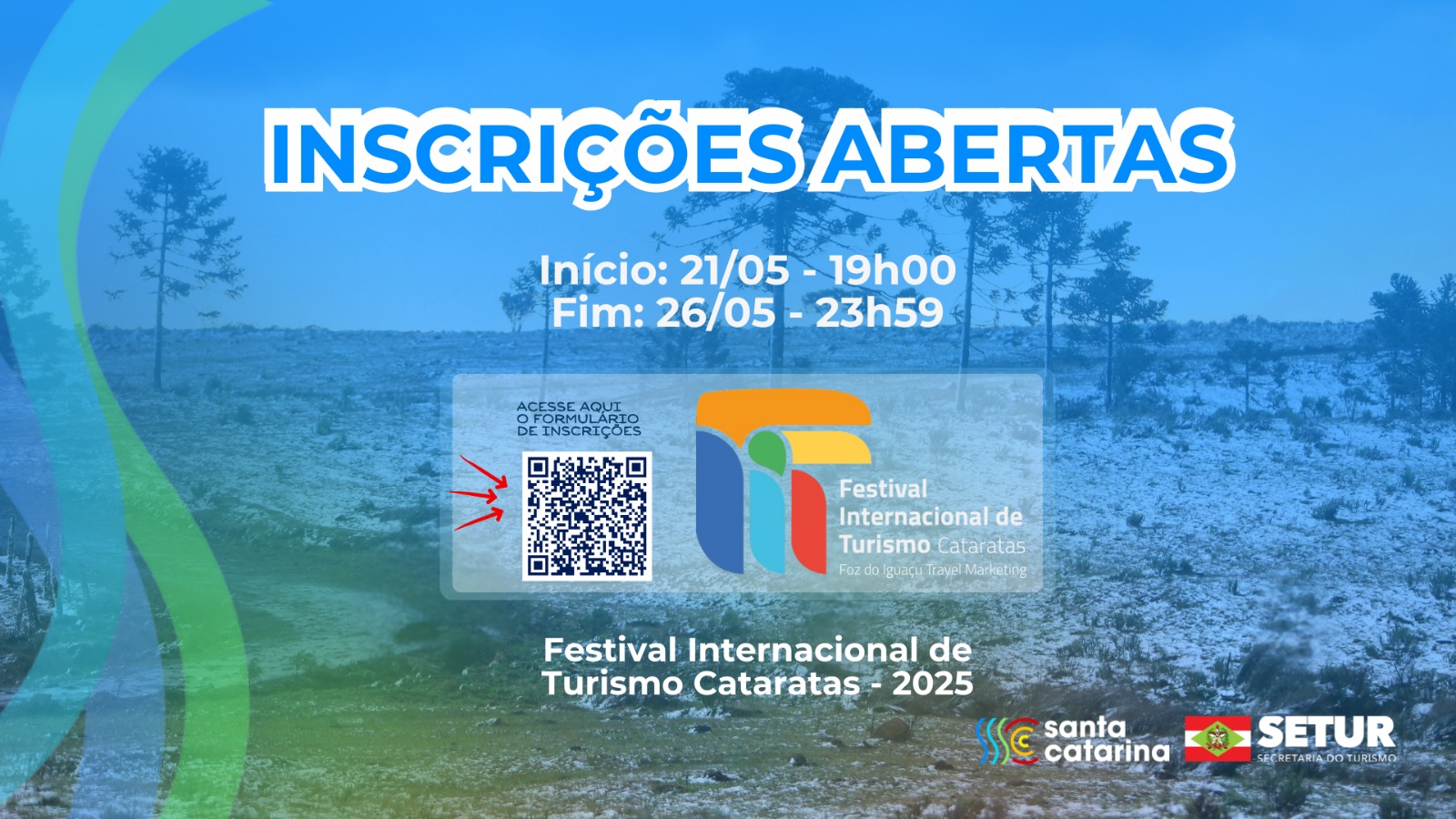 Edital de Chamamento Público do Festival Internacional de Turismo Cataratas 2025