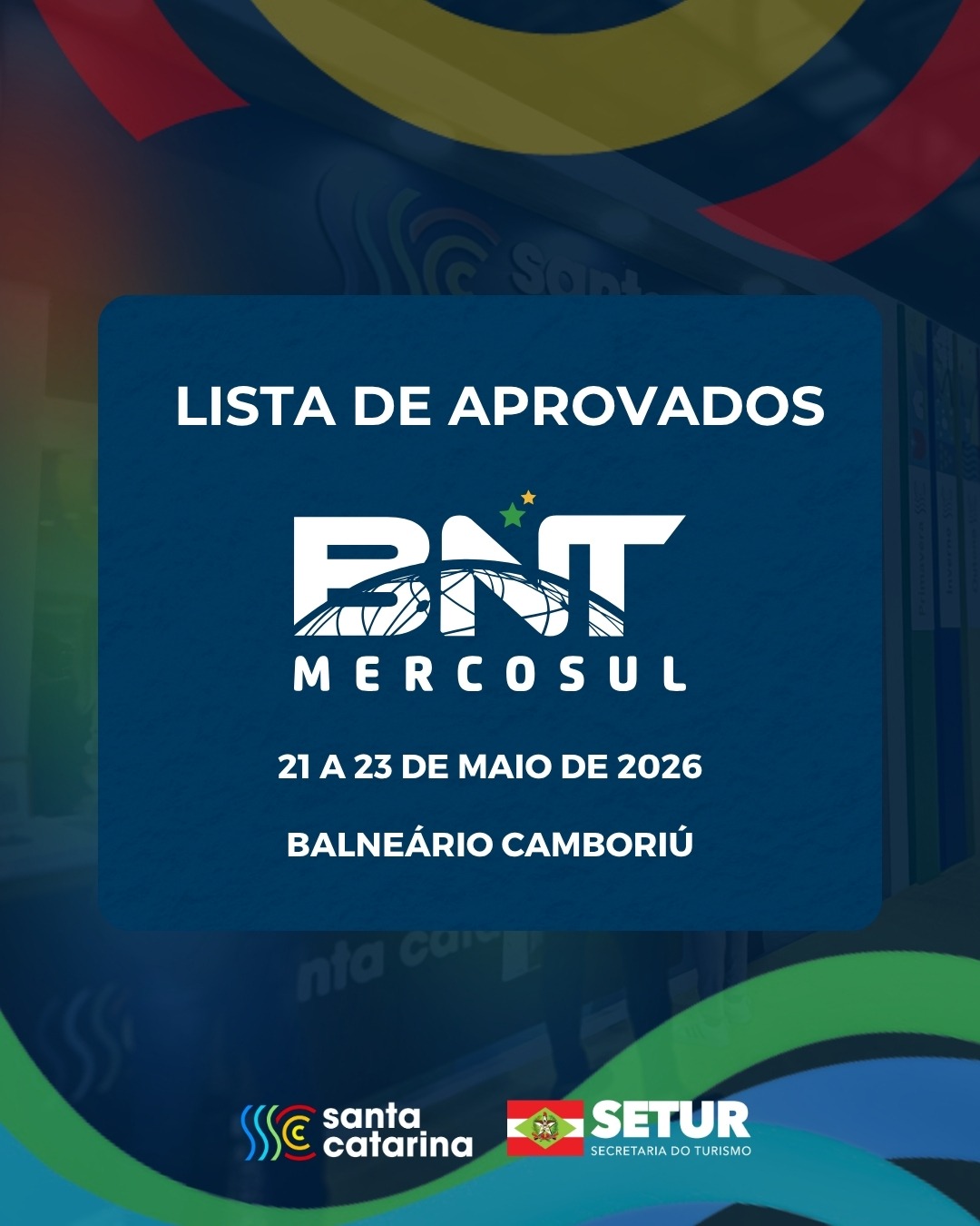 ATENÇÃO! CONFIRA A LISTA DOS APROVADOS PARA A BNT MERCOSUL 2026 EM BALNEÁRIO CAMBORIÚ – SC